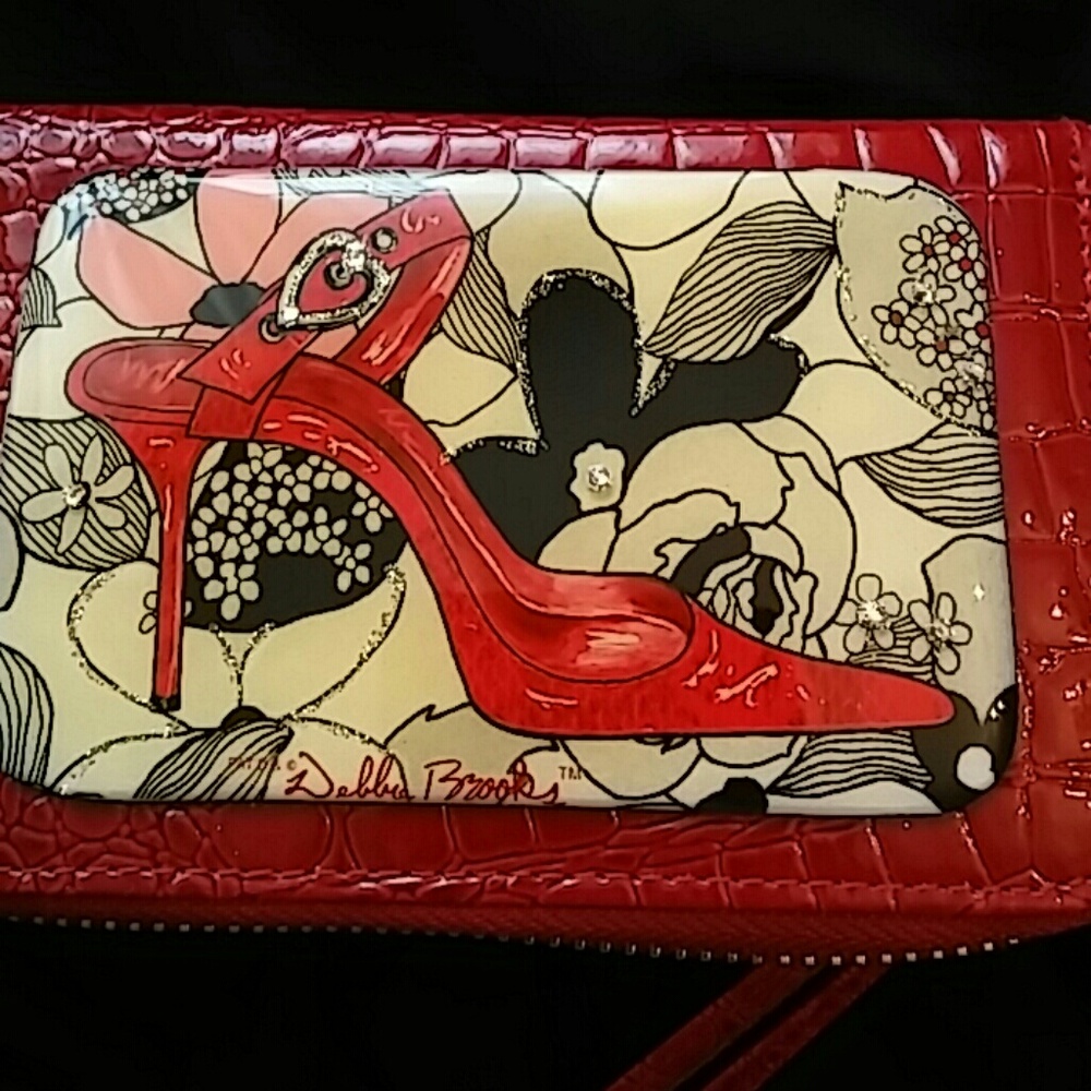 Diamond dust, Swarovski crystals Brooks Clutch
